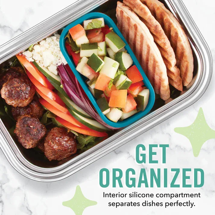 Premium Stainless Steel Leak-Proof Lunch Box, Convenient Portable & Insulated - Ocean Blue