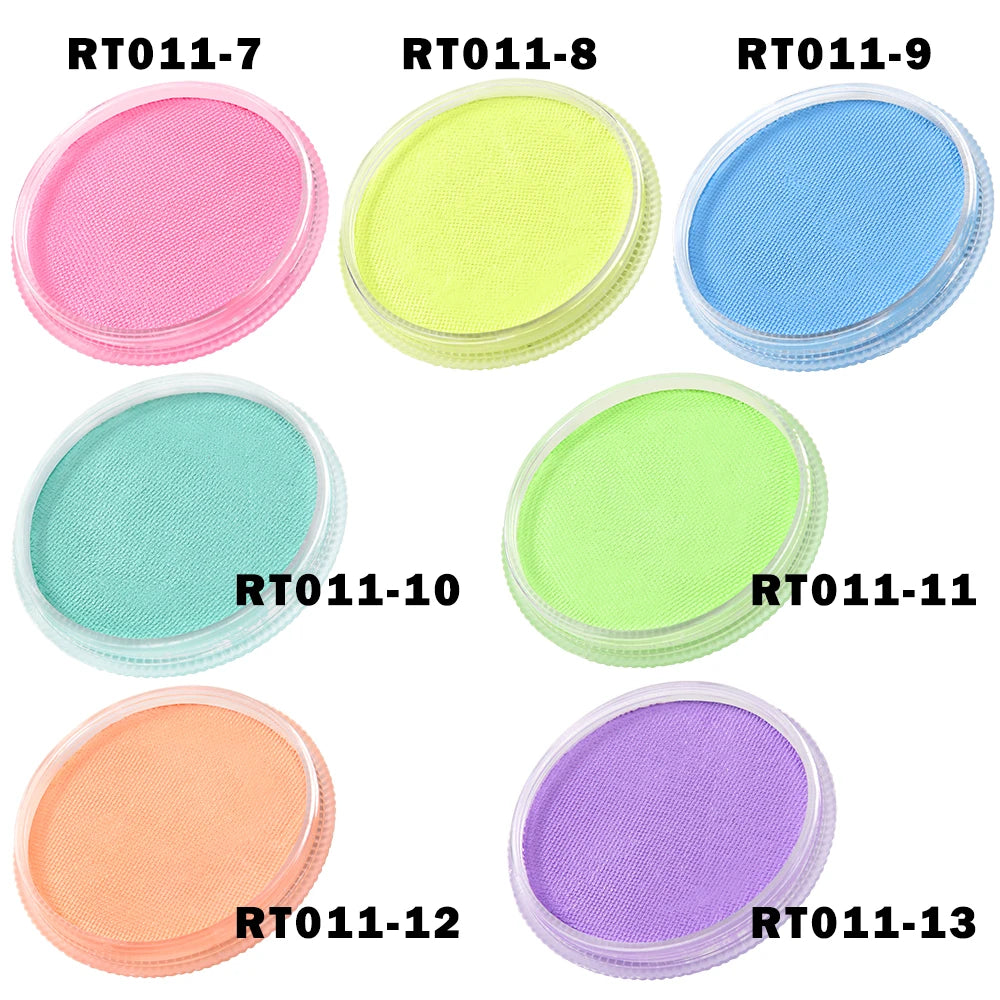 Face Painting Neon Fluorescent Makeup Drawing for Halloween Body Paint Pigment