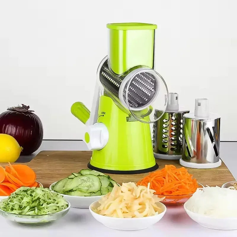 Vegetable Slicer Cutter Kitchen Cheese Grater Chopper Stainless Steel