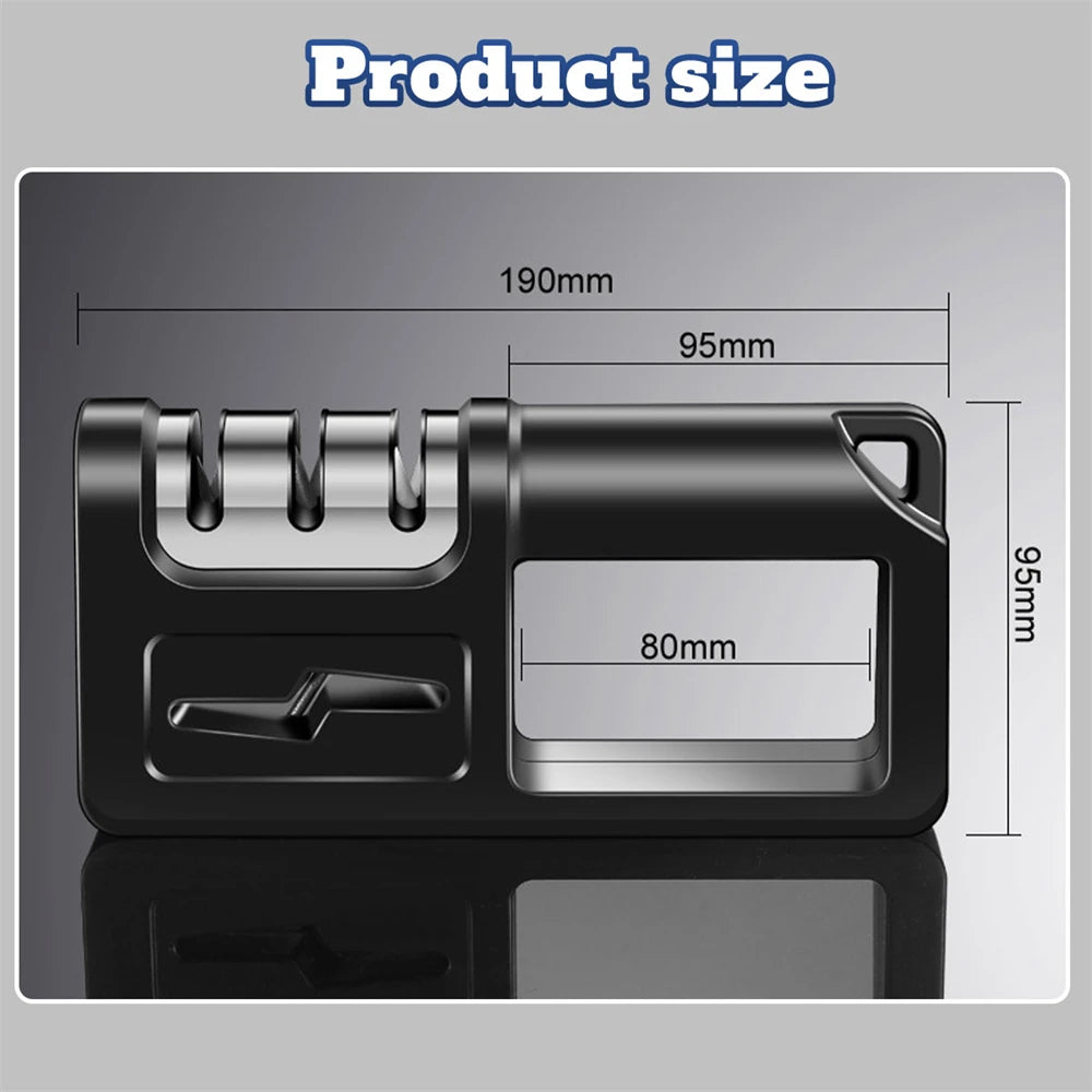 Stainless Steel Knife Sharpener Kitchen Professional Sharpener Tool