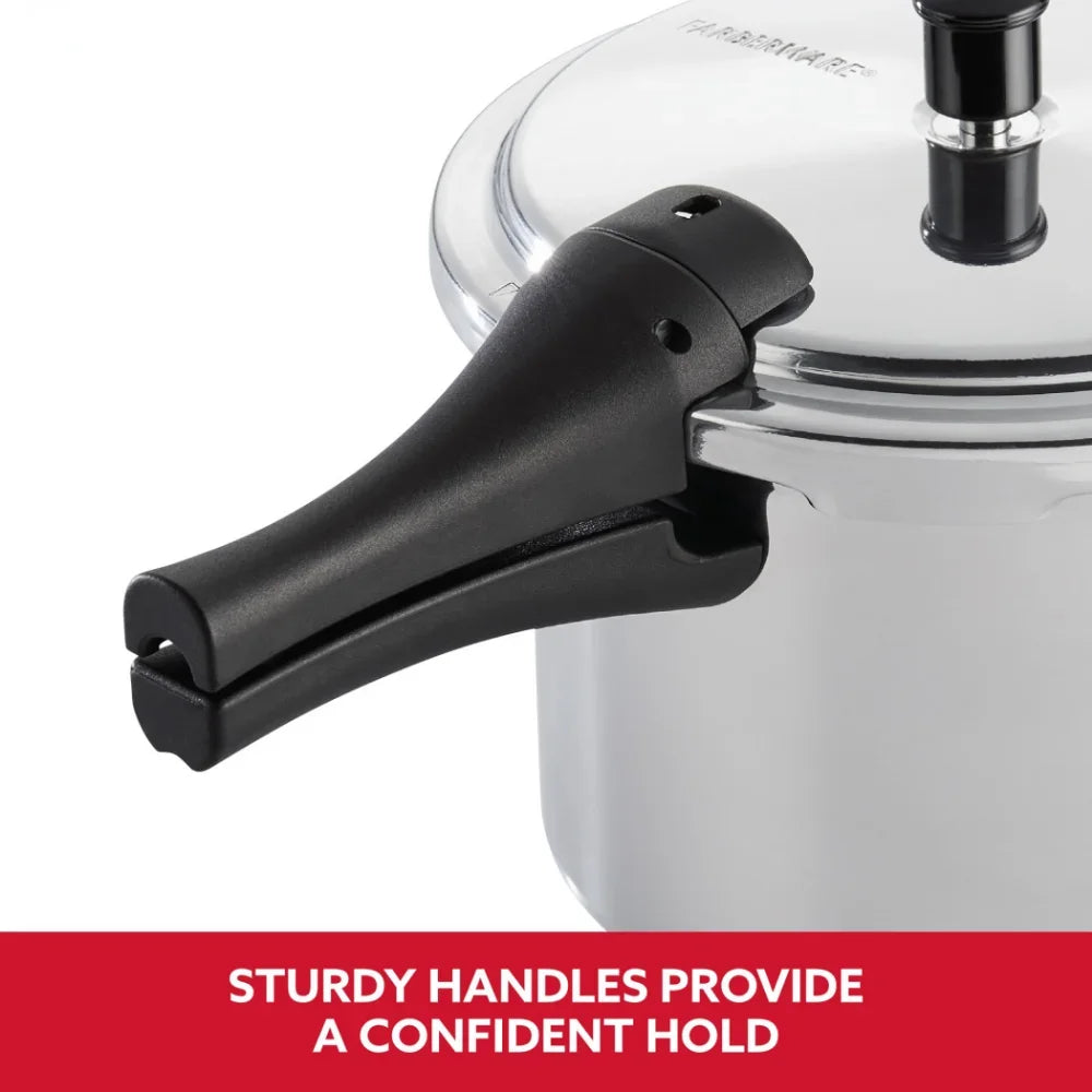 6-Quart Aluminum Stovetop Electric Pressure Cooker