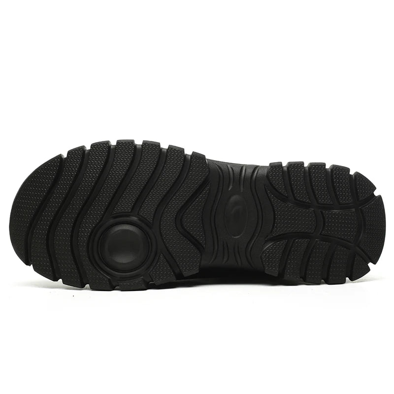 Men Safety Shoes Protective Sneakers Steel Toe Cap Anti-smash Work Shoes Fashion