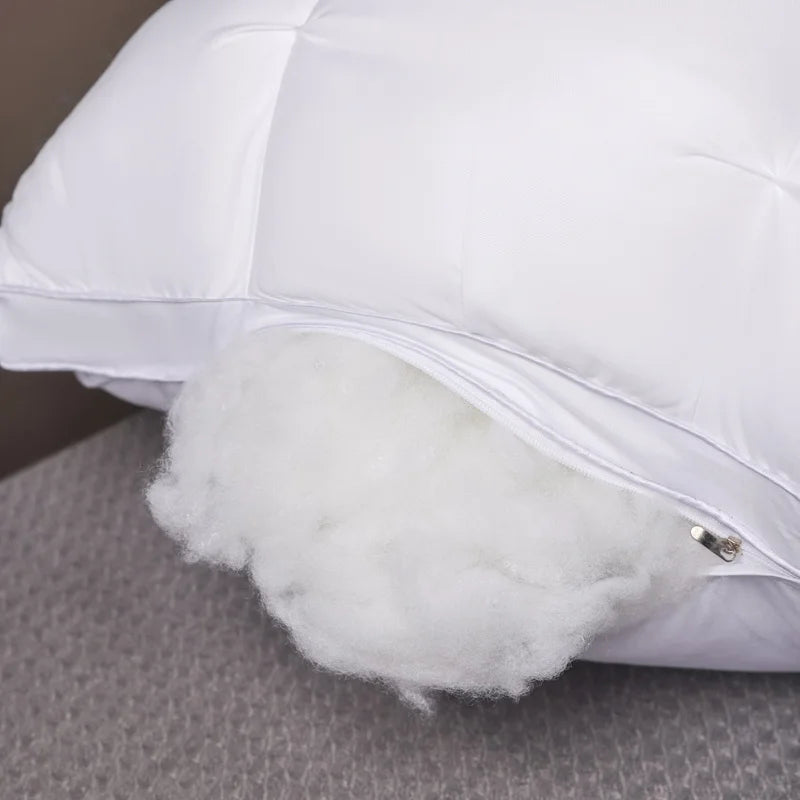 Luxurious Quality Pillow Deep Sleep Neck Support Non-Collapse High Pillow