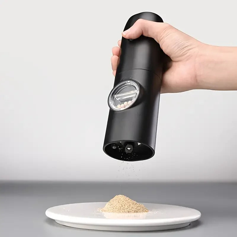 Automatic Salt And Pepper Grinder USB Rechargeable Light Kitchen Tool