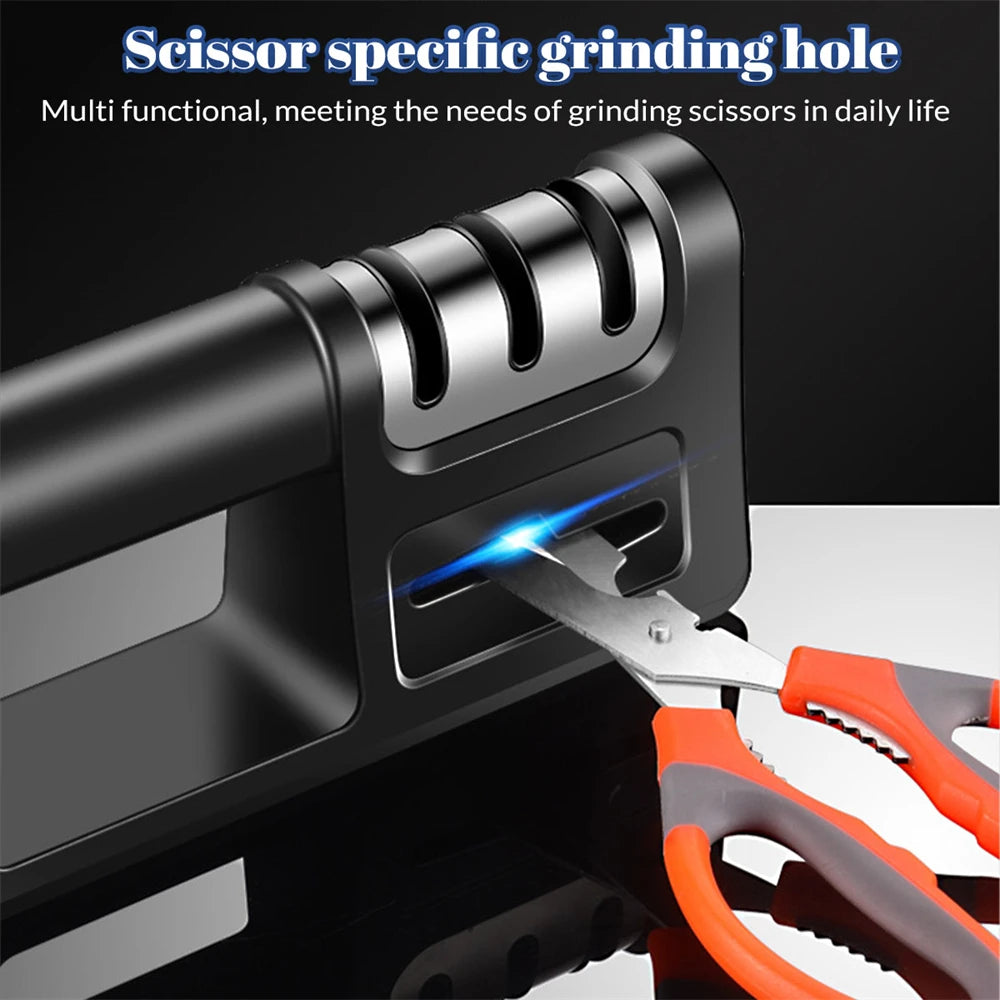 Stainless Steel Knife Sharpener Kitchen Professional Sharpener Tool