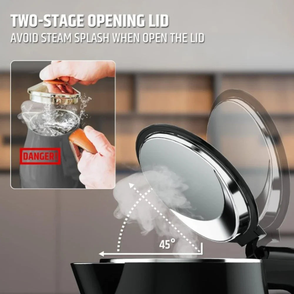 1.6L Kettle Temperature Control Thermos Bottle Automatic Power-off Anti-scald 220V Boil Water Pot Household Appliances