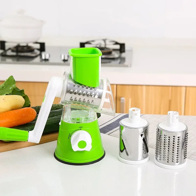Vegetable Slicer Cutter Kitchen Cheese Grater Chopper Stainless Steel