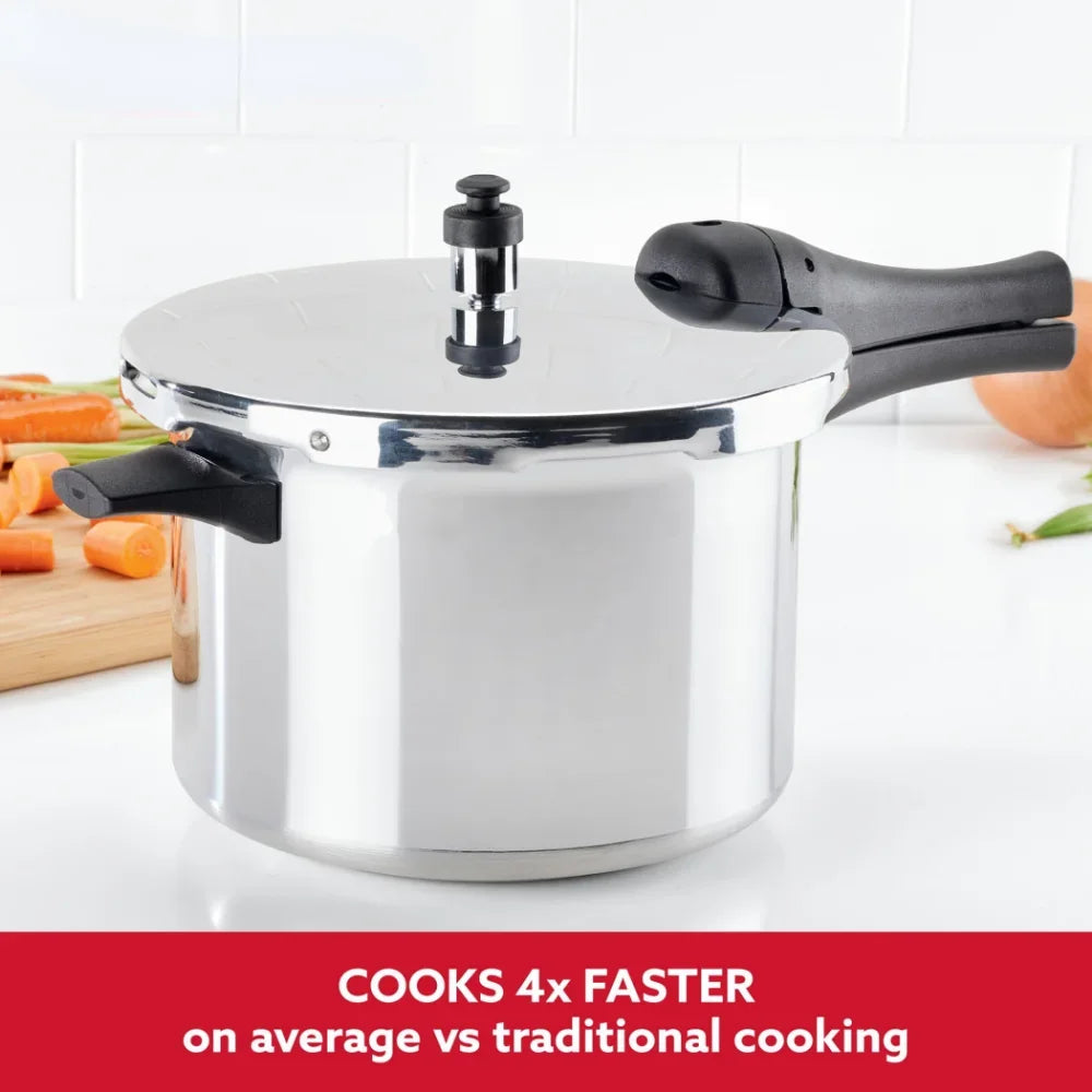 6-Quart Aluminum Stovetop Electric Pressure Cooker