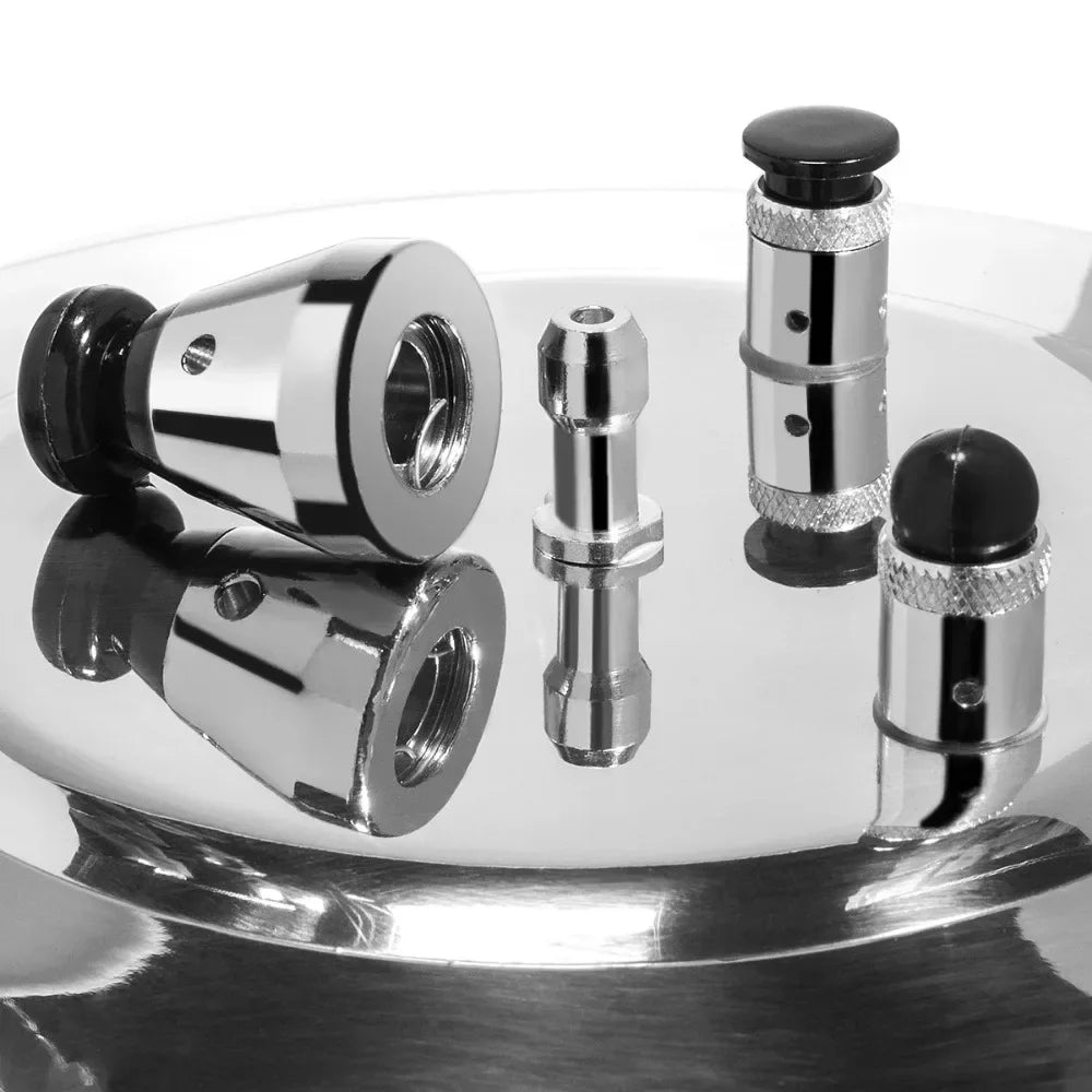 Deluxe Aluminum Pressure Cooker Cookware Fast Stove Cooking Pressure-