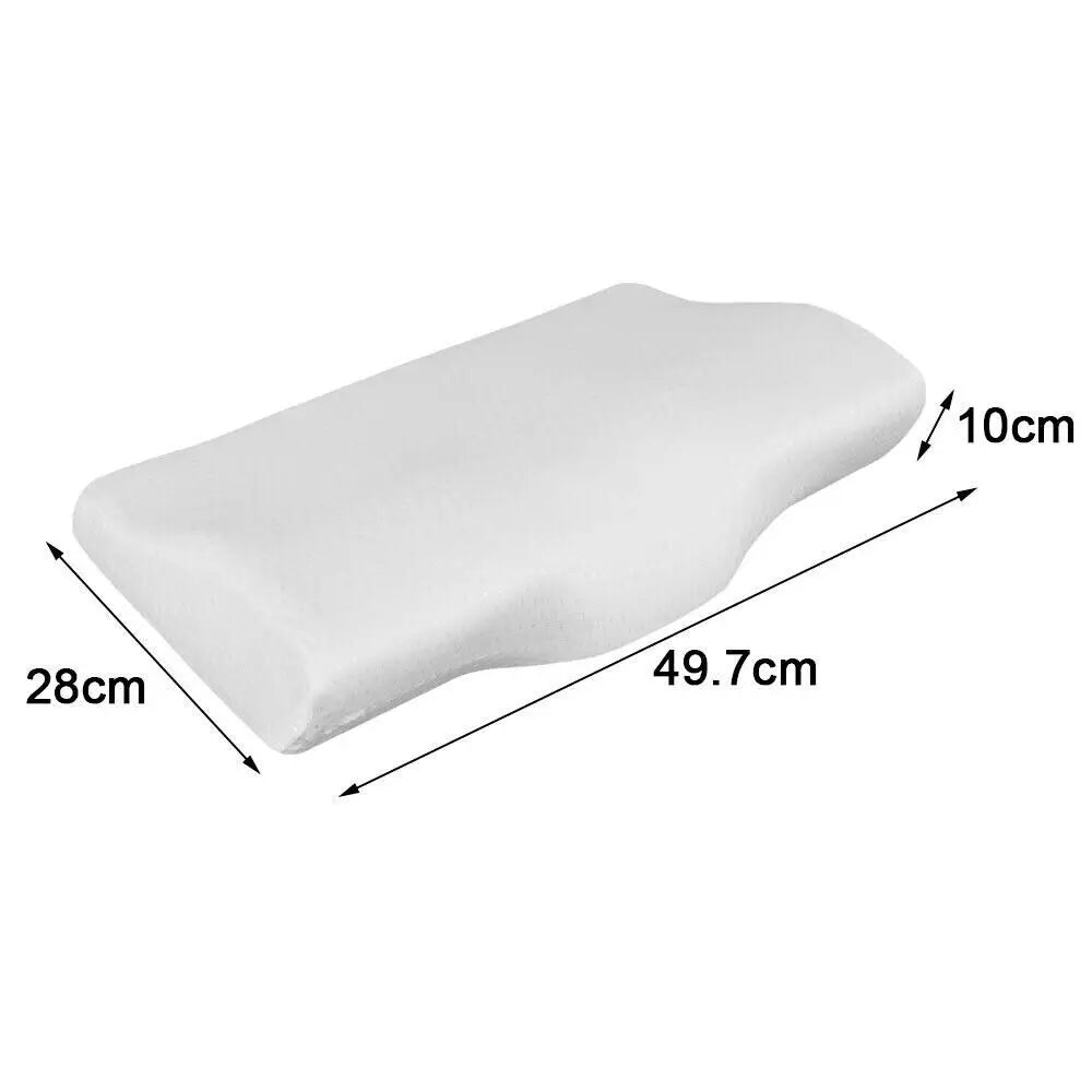 Memory Foam Pillow Contour Neck Back Support Orthopaedic Firm Sleeping Pillows