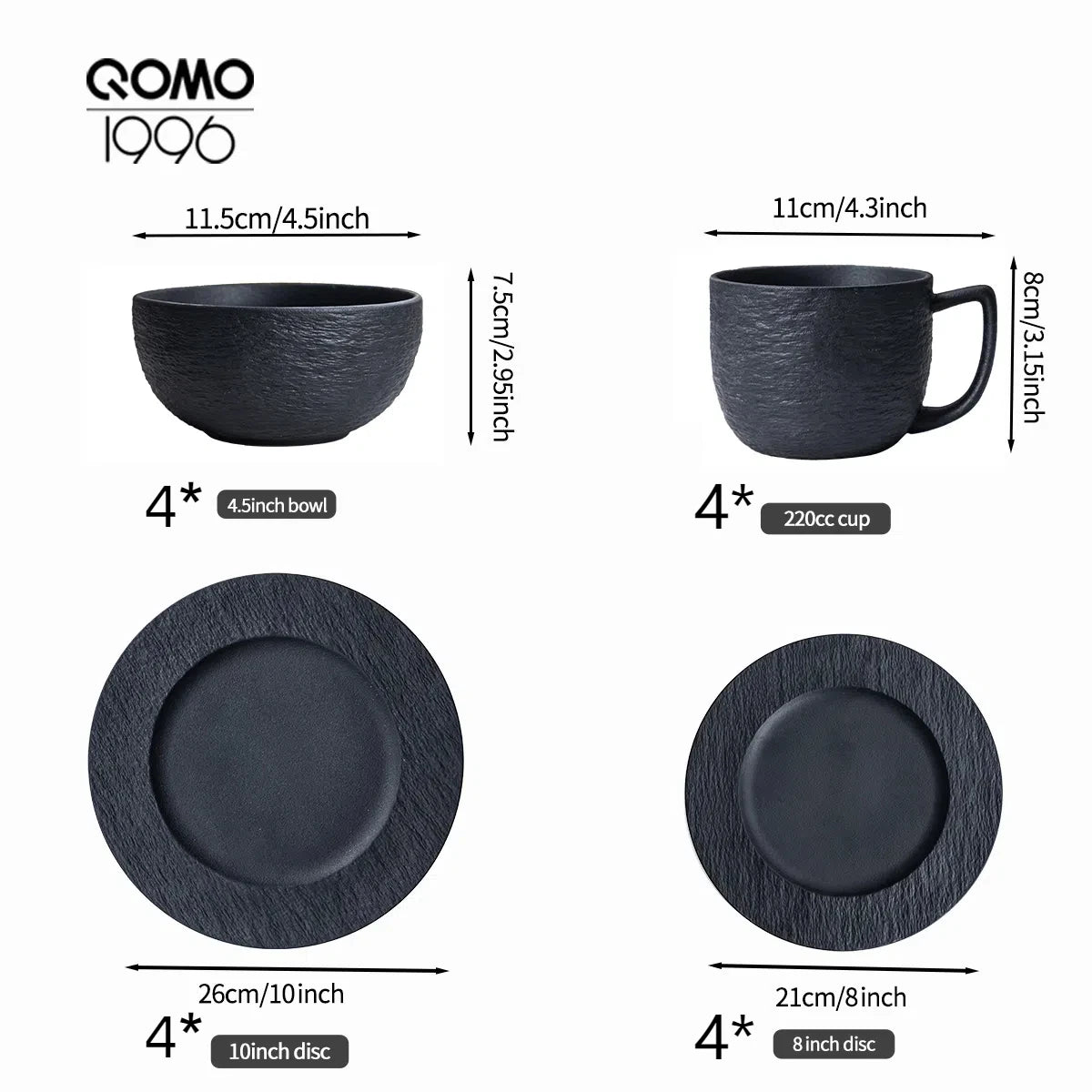 Dinnerware Dish Set Ceramic Dinner Tableware Dishware, Stoneware Plates