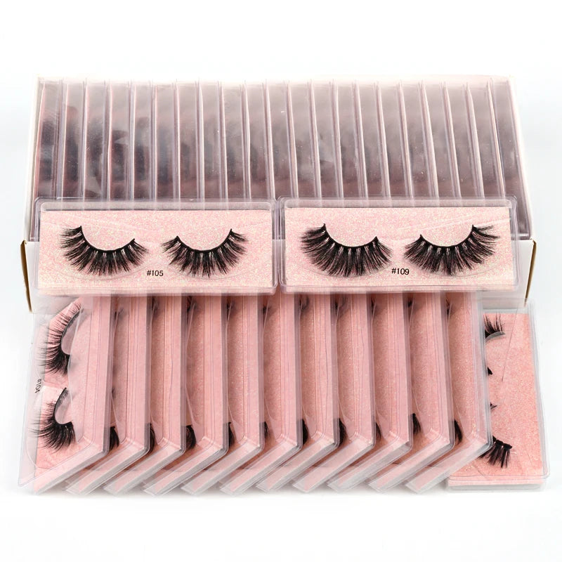 Bulk False Eyelashes For Makeup in Multiple Sizes