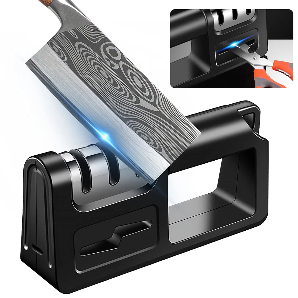 Stainless Steel Knife Sharpener Kitchen Professional Sharpener Tool