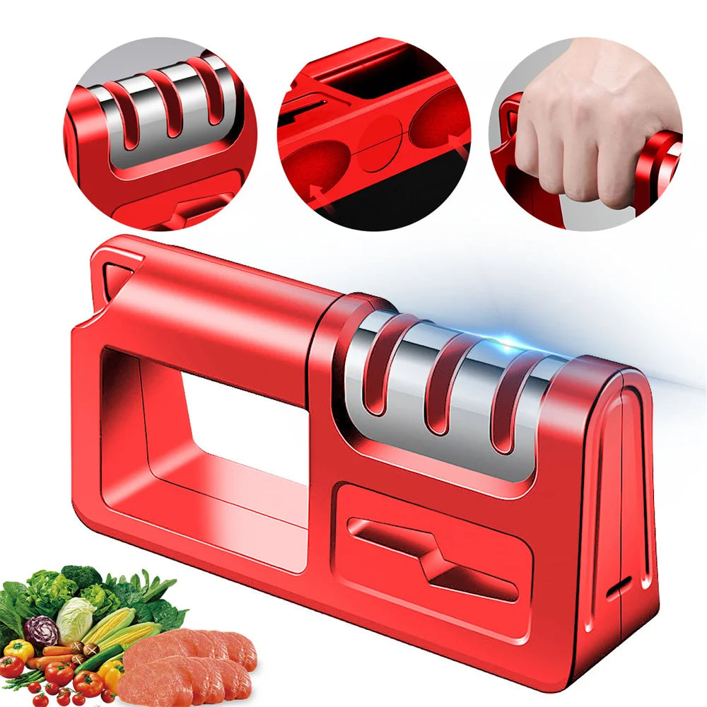 Stainless Steel Knife Sharpener Kitchen Professional Sharpener Tool