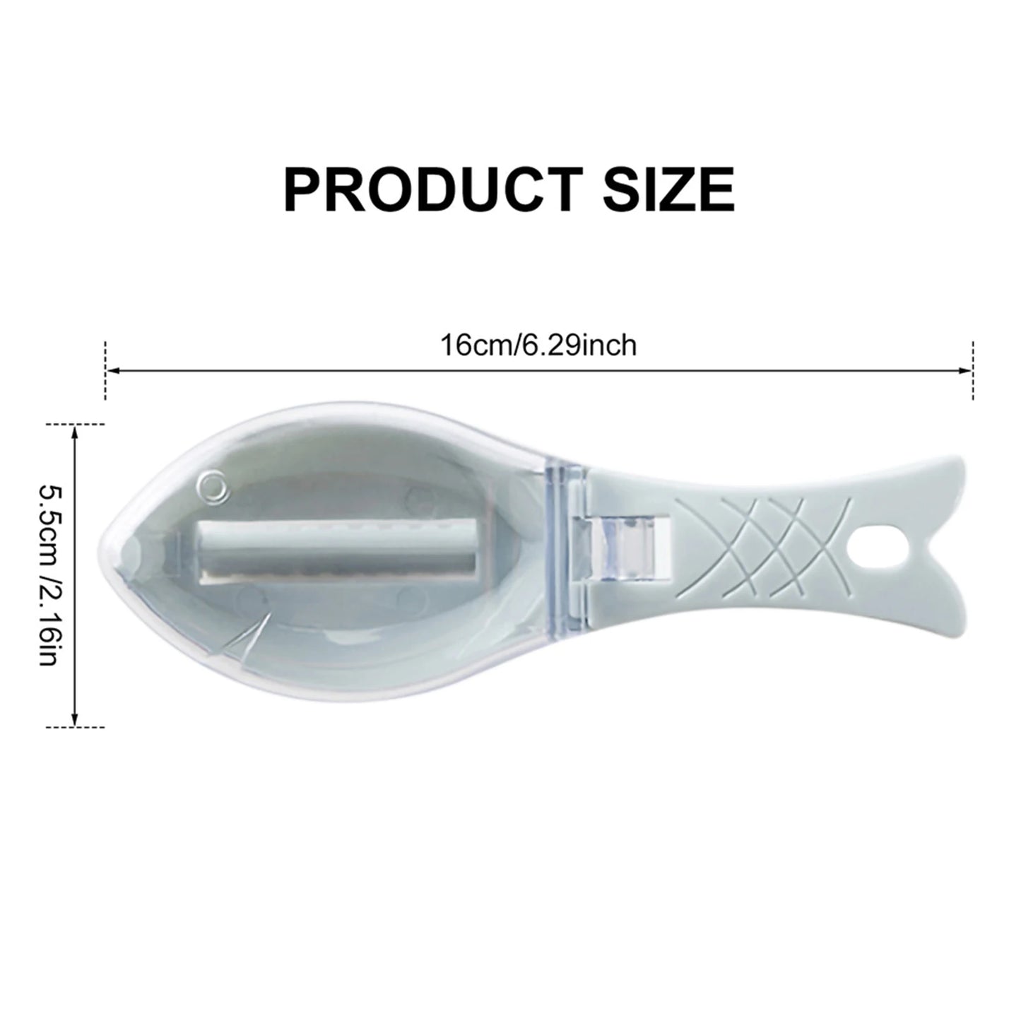 Scale Scraper With Hanging Holes Fast Remove Fish Skin Brush