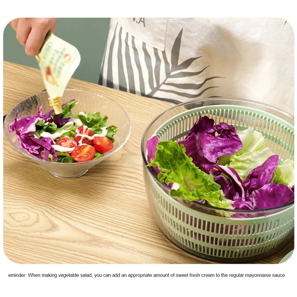 Vegetable Fruit Salad Drying Drain Basket Dehydrator Salad Kitchen Gadget .