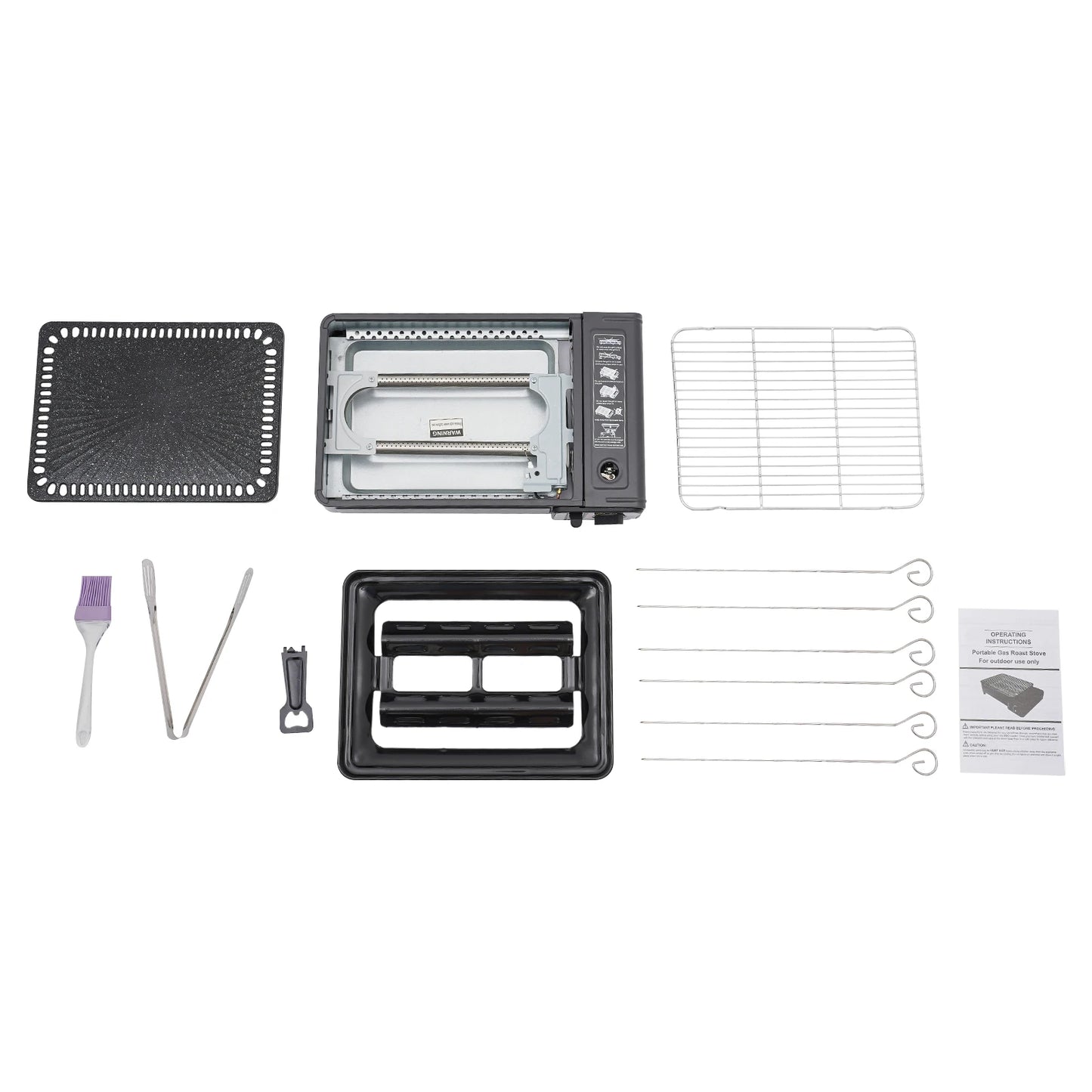 Butane Grill Stove, Portable Camping Grill Gas Stove