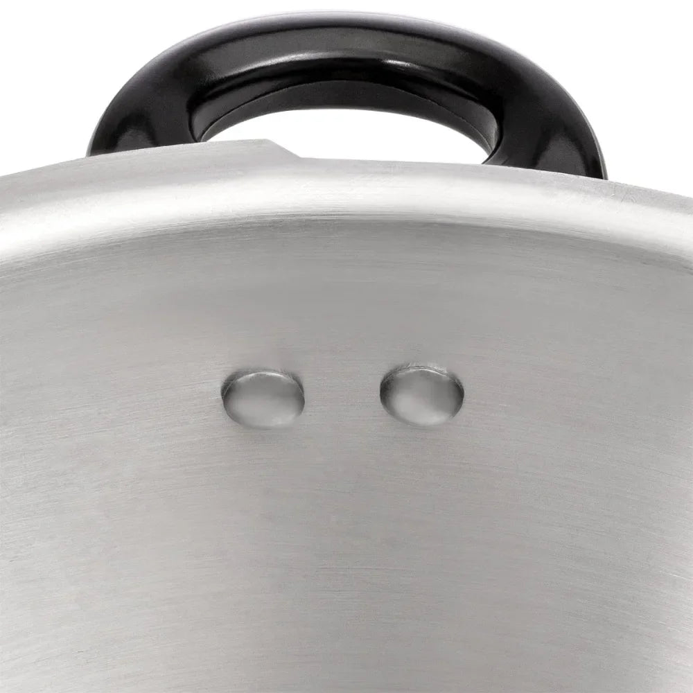 Deluxe Aluminum Pressure Cooker Cookware Fast Stove Cooking Pressure-