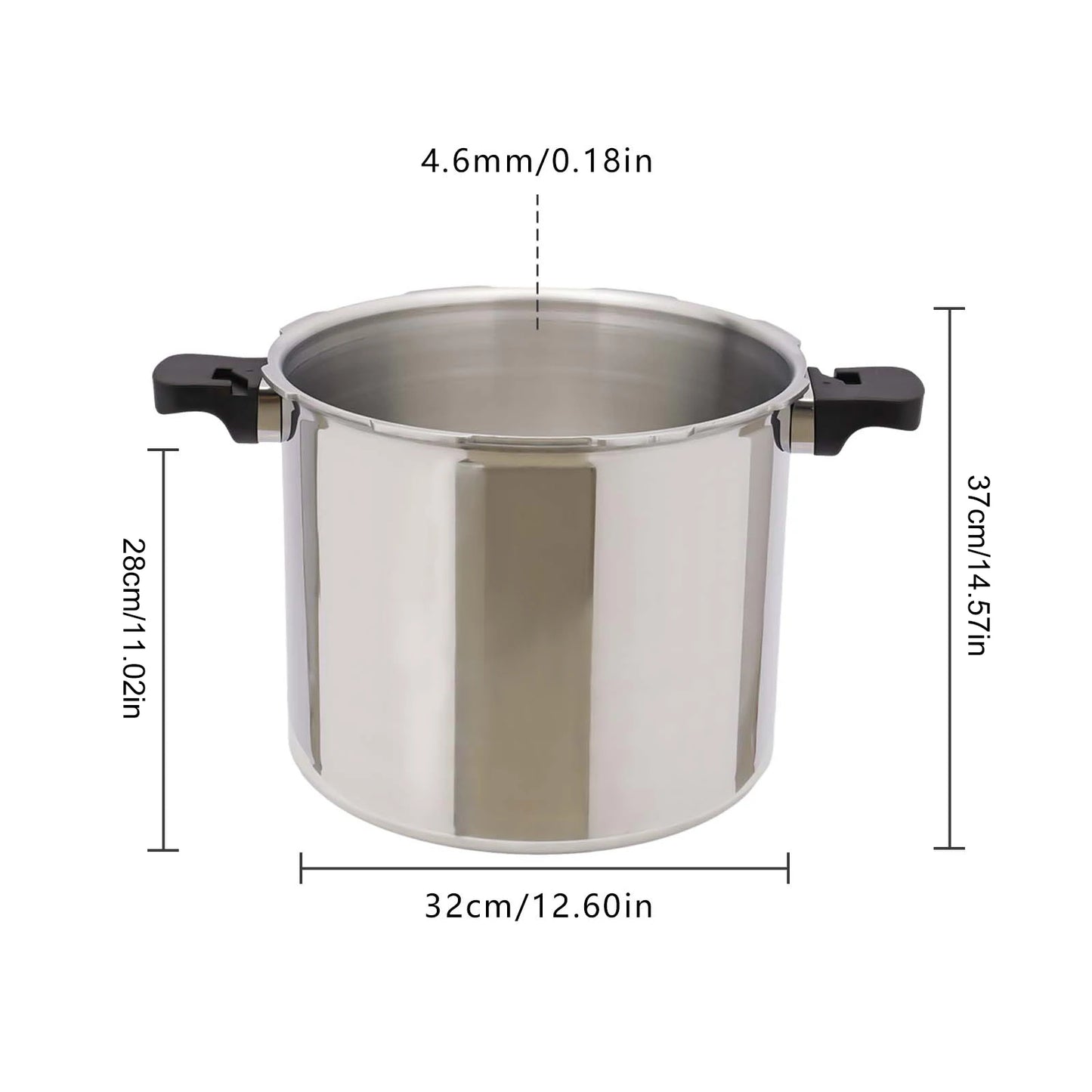 Cooker with Pressure Explosion Proof Safety Valve Extra-Large Size