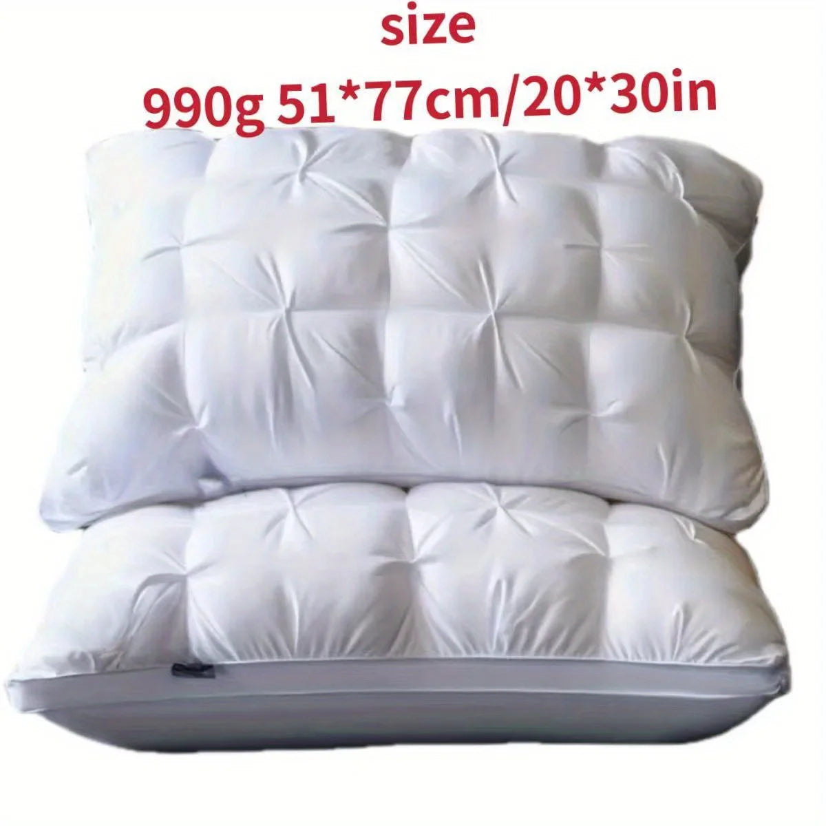 Luxurious Quality Pillow Deep Sleep Neck Support Non-Collapse High Pillow