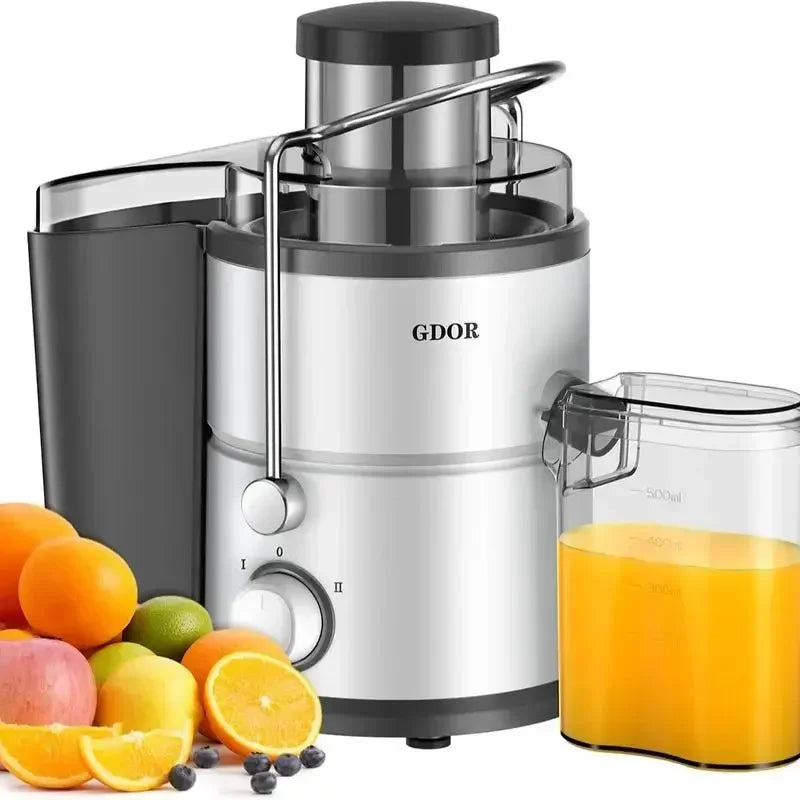 Juicer Machines with Titanium Enhanced Cut Disc, Dual Speeds .