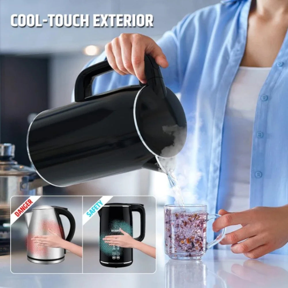 1.6L Kettle Temperature Control Thermos Bottle Automatic Power-off Anti-scald 220V Boil Water Pot Household Appliances