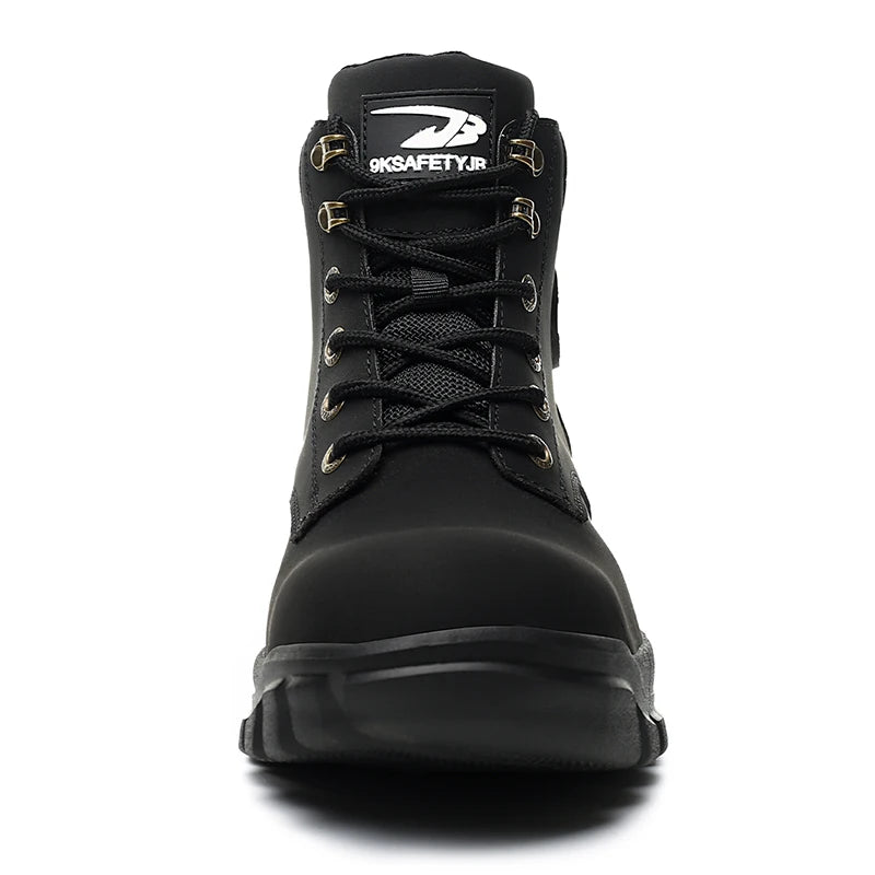 Men Safety Shoes Protective Sneakers Steel Toe Cap Anti-smash Work Shoes Fashion