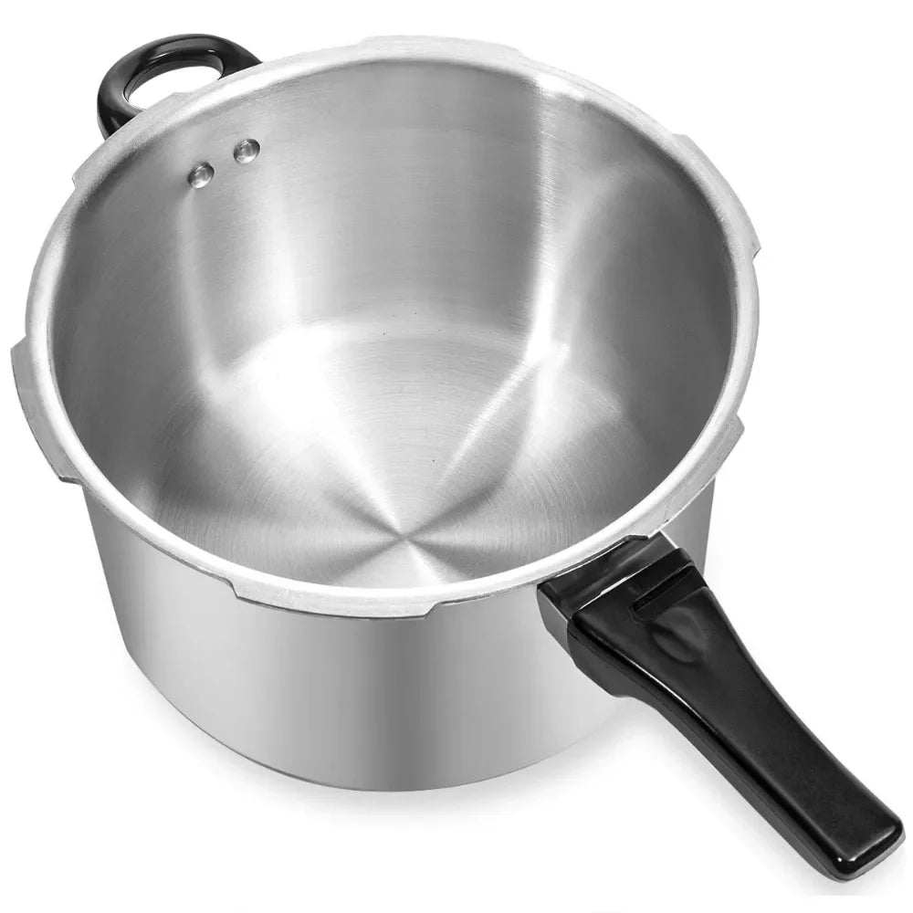Deluxe Aluminum Pressure Cooker Cookware Fast Stove Cooking Pressure-