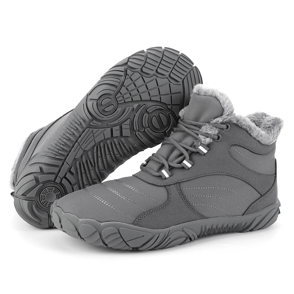 Men Winter Boots Outdoor And Women Ankle Boots Plush Warm Snow Shoes Non-slip Sneakers