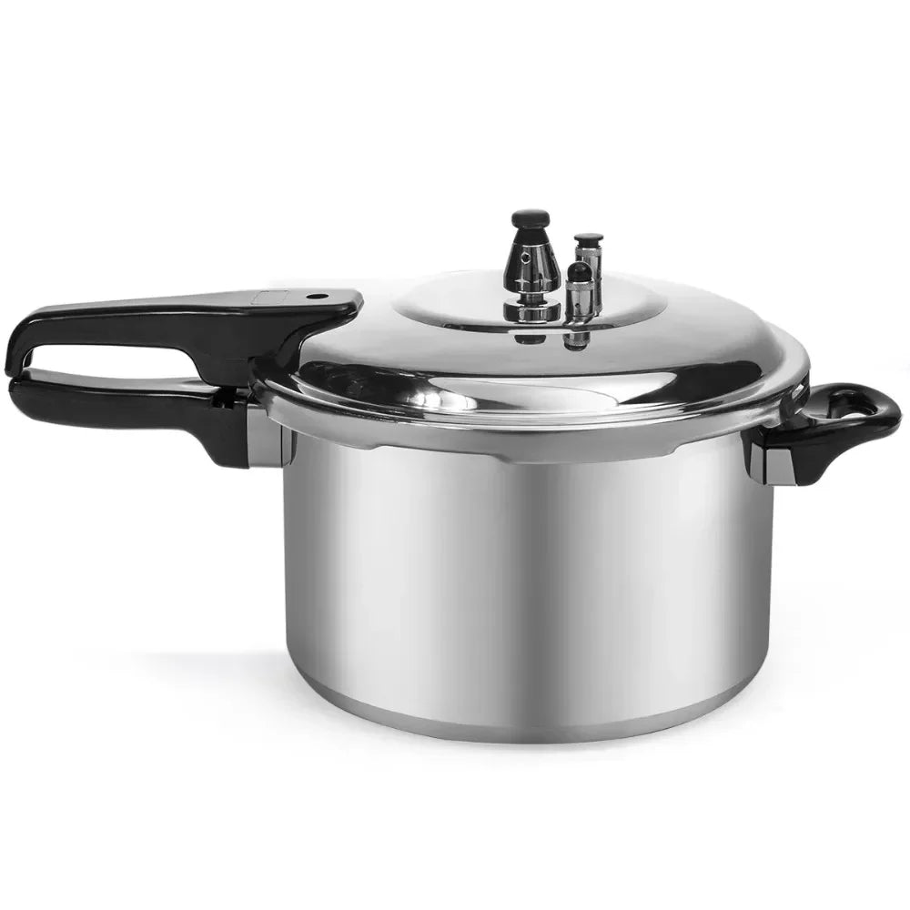 Deluxe Aluminum Pressure Cooker Cookware Fast Stove Cooking Pressure-
