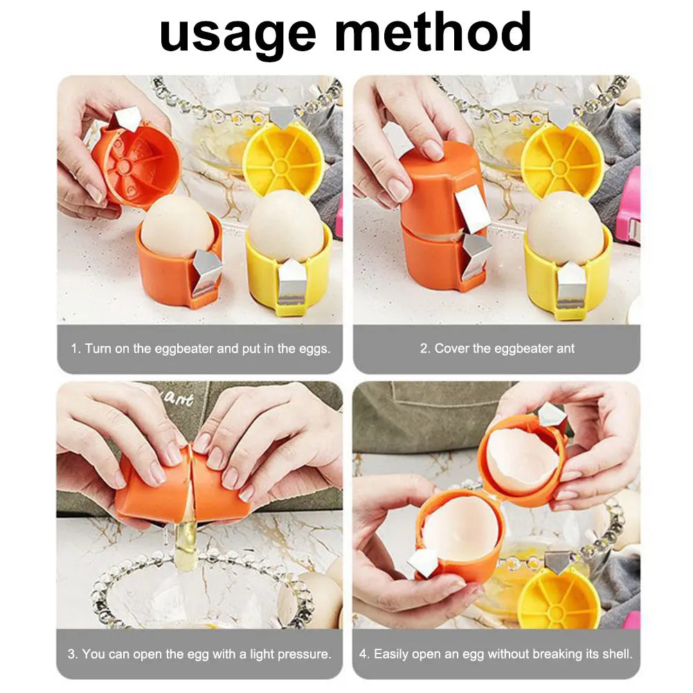 Shell Opener Egg Beater Eggshell Separator Cracking Tool Opening