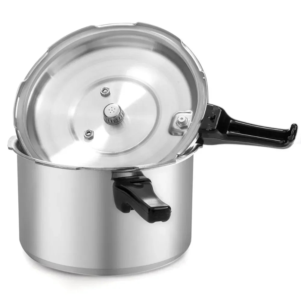 Deluxe Aluminum Pressure Cooker Cookware Fast Stove Cooking Pressure-