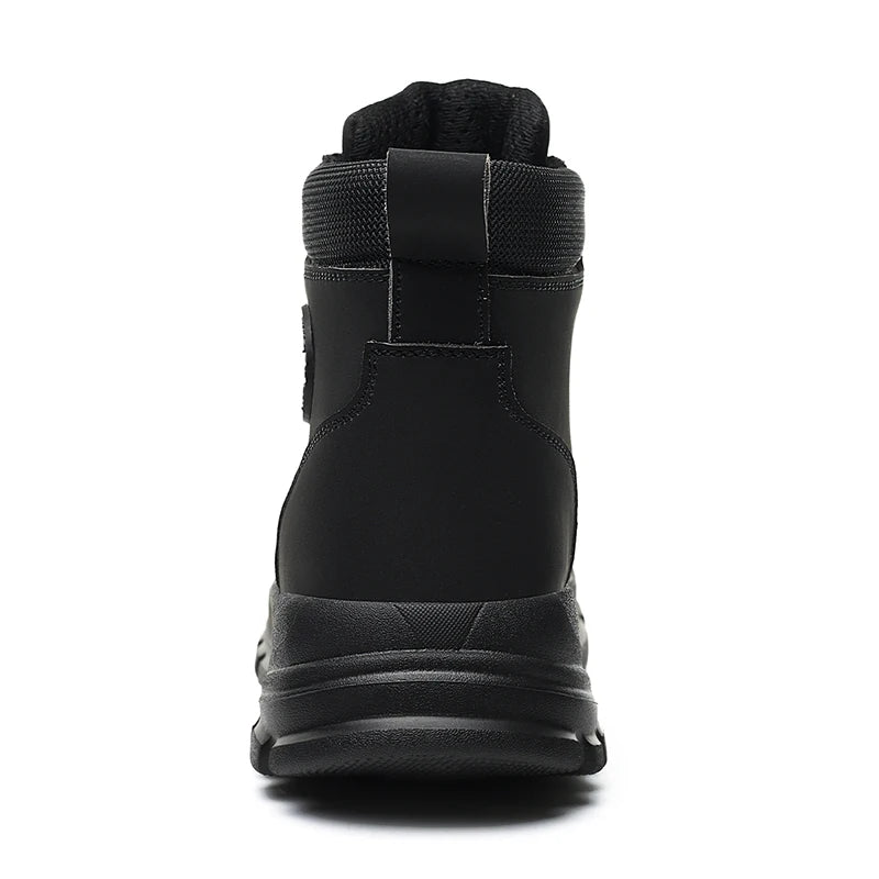 Men Safety Shoes Protective Sneakers Steel Toe Cap Anti-smash Work Shoes Fashion