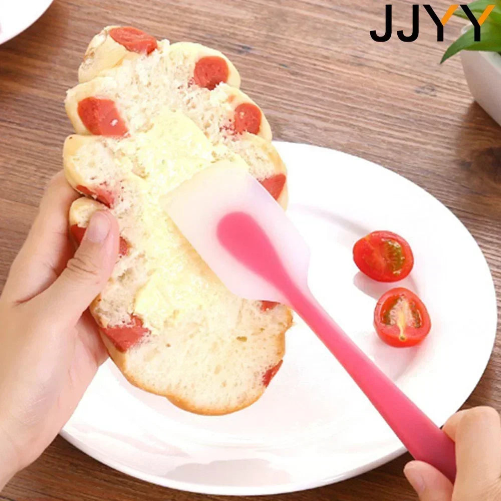 Silicone Spatula Set for Baking Heat Resistant Non-Stick Cake Cream Kitchen Tools