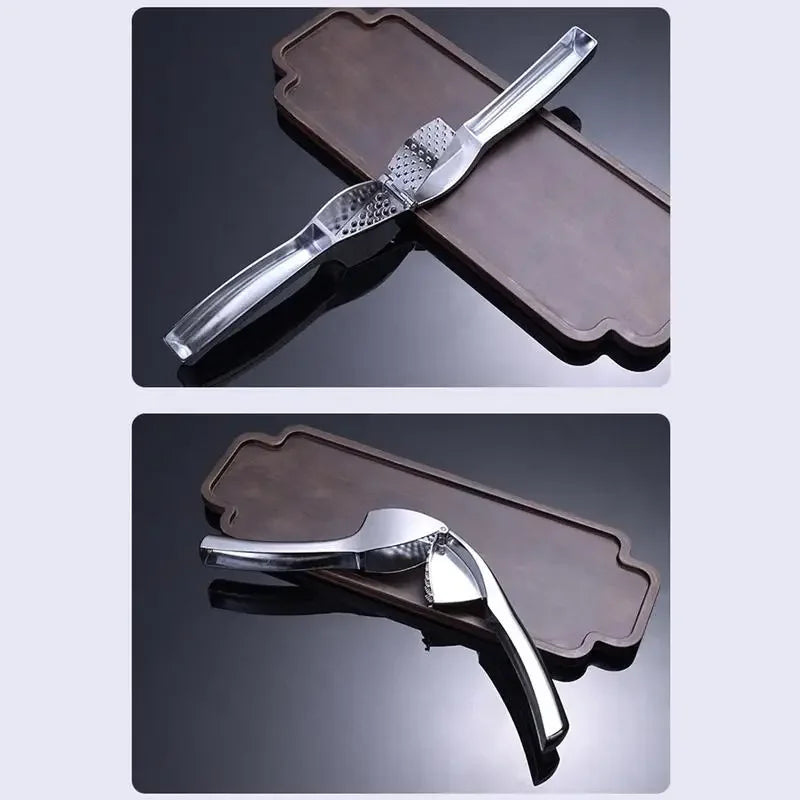 Garlic Press Mincer Multifunction Crusher Kitchen Cooking Ginger Squeezer