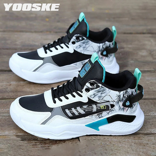 Mens Sneakers Breathable Casual Sports Shoes Outdoor Non Slip Basketball