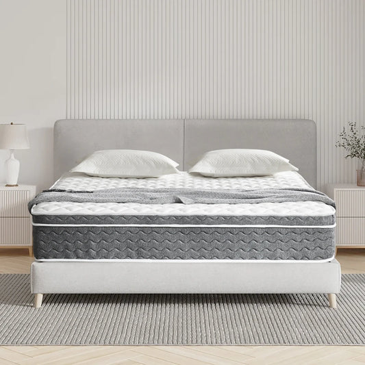 Queen Size Mattress Hybrid ,Fiberglass Free,Medium Feel,Motion