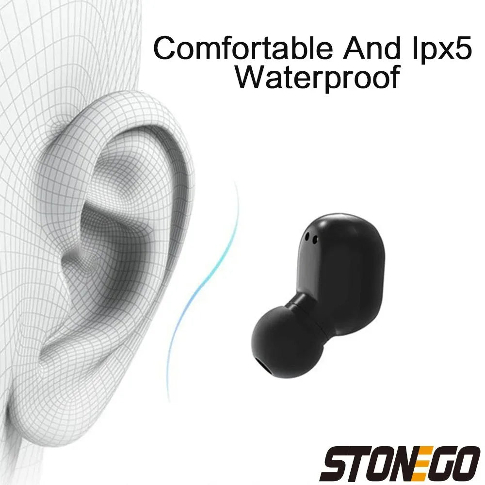 Wireless Bluetooth 5.0 Earbuds, Touch Control, Digital Display,  Dual Ear Calling