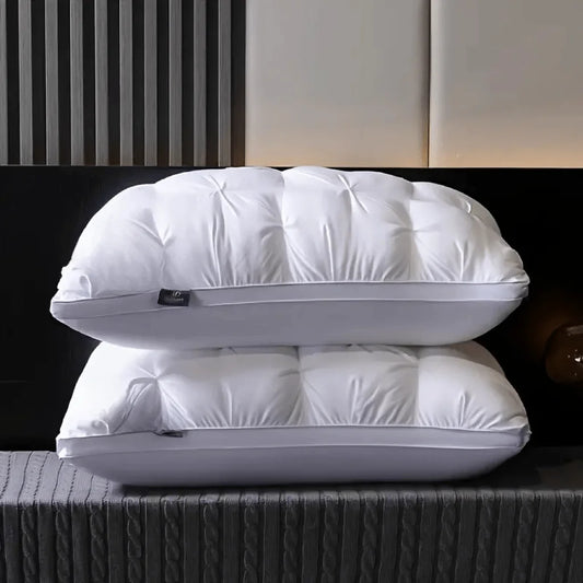 Luxurious  Quality Pillow  Deep Sleep Neck Support Non-Collapse High Pillow