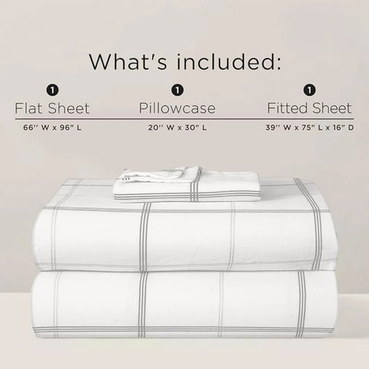Cotton Printed Flannel Bed Sheet Set Super Soft, All Season  and Pillow Set
