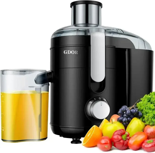 Juicer Machines with Titanium Enhanced Cut Disc, Dual Speeds .