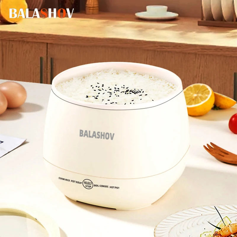 Electric Mini Rice Cooker  Non Stick Pots for Cooking Portable Appliances for Kitchen