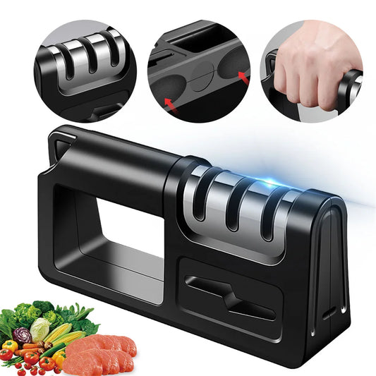 Stainless Steel Knife Sharpener Kitchen Professional Sharpener Tool